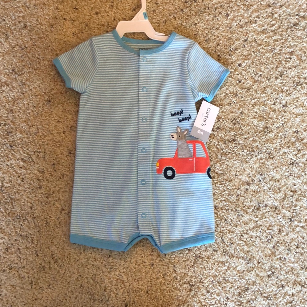 2 NWT Carter’s Rompers - Picture 2 of 5